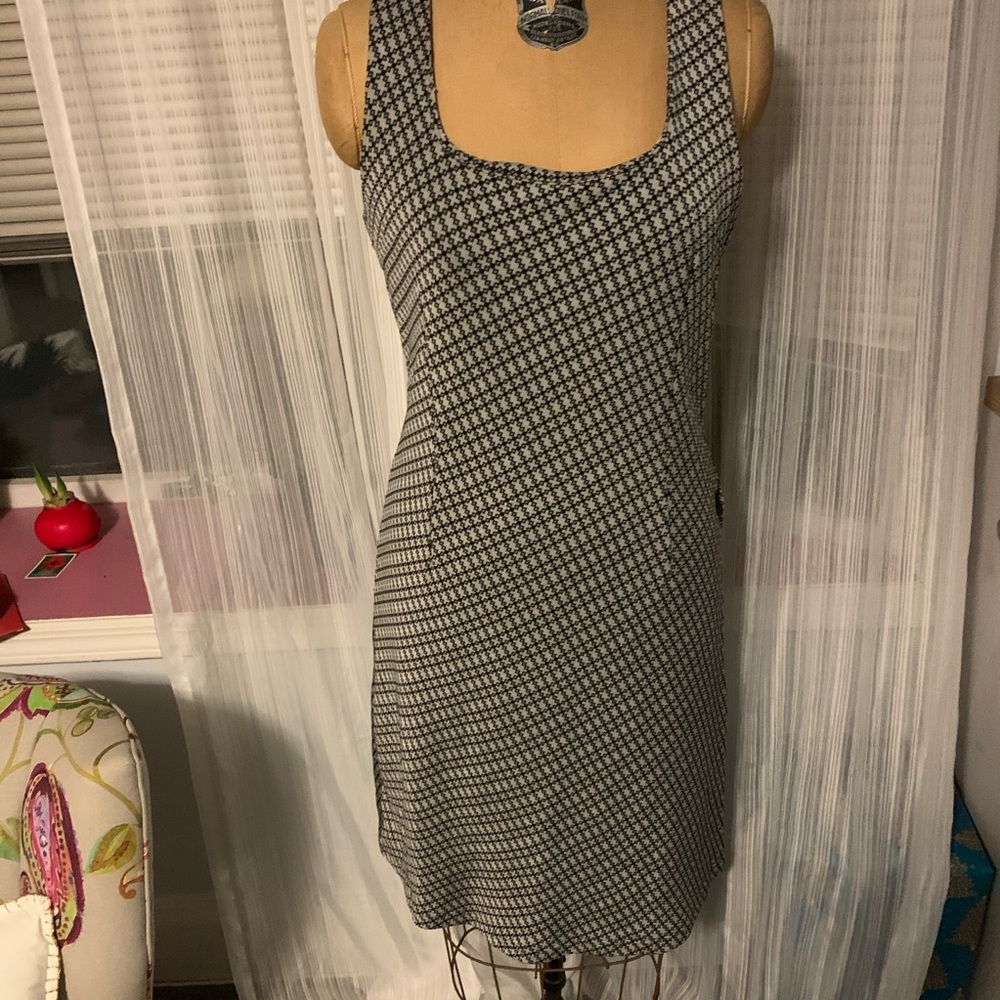 Checkered Sheath Dress